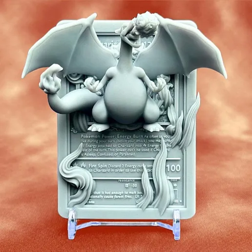 3D Pokémon Card - Charizard